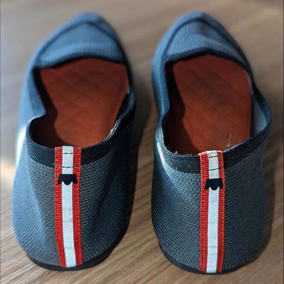 JUDY + Birdies Starling Gray Slip-On Flats- Size 10 - Picture 7 of 8